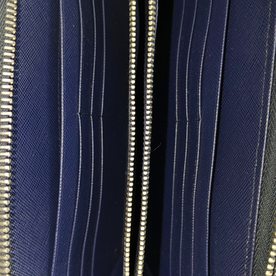 Saffiano Calfskin Clutch Blue