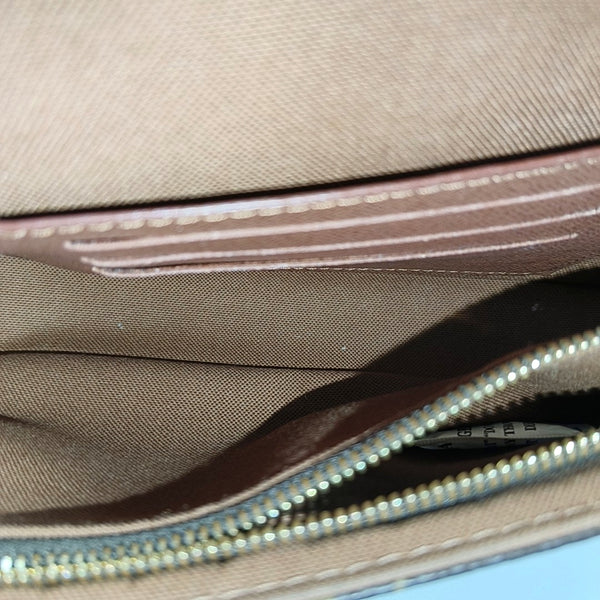 IVY Monogram Coated Canvas Brown