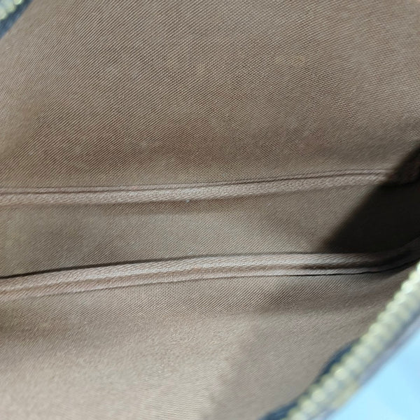 ACCESSOIRES Monogram Coated Canvas Brown