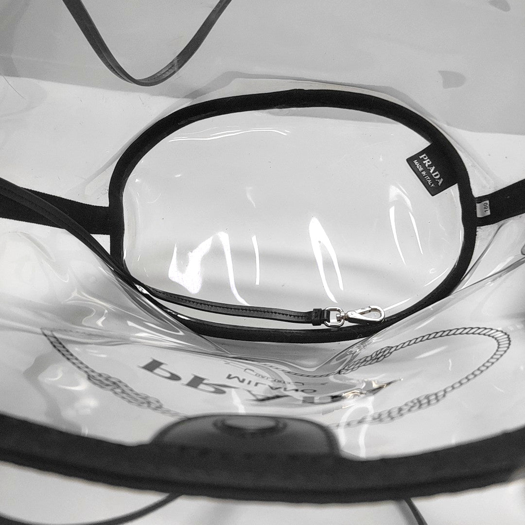 Plastic Tote Bag Clear
