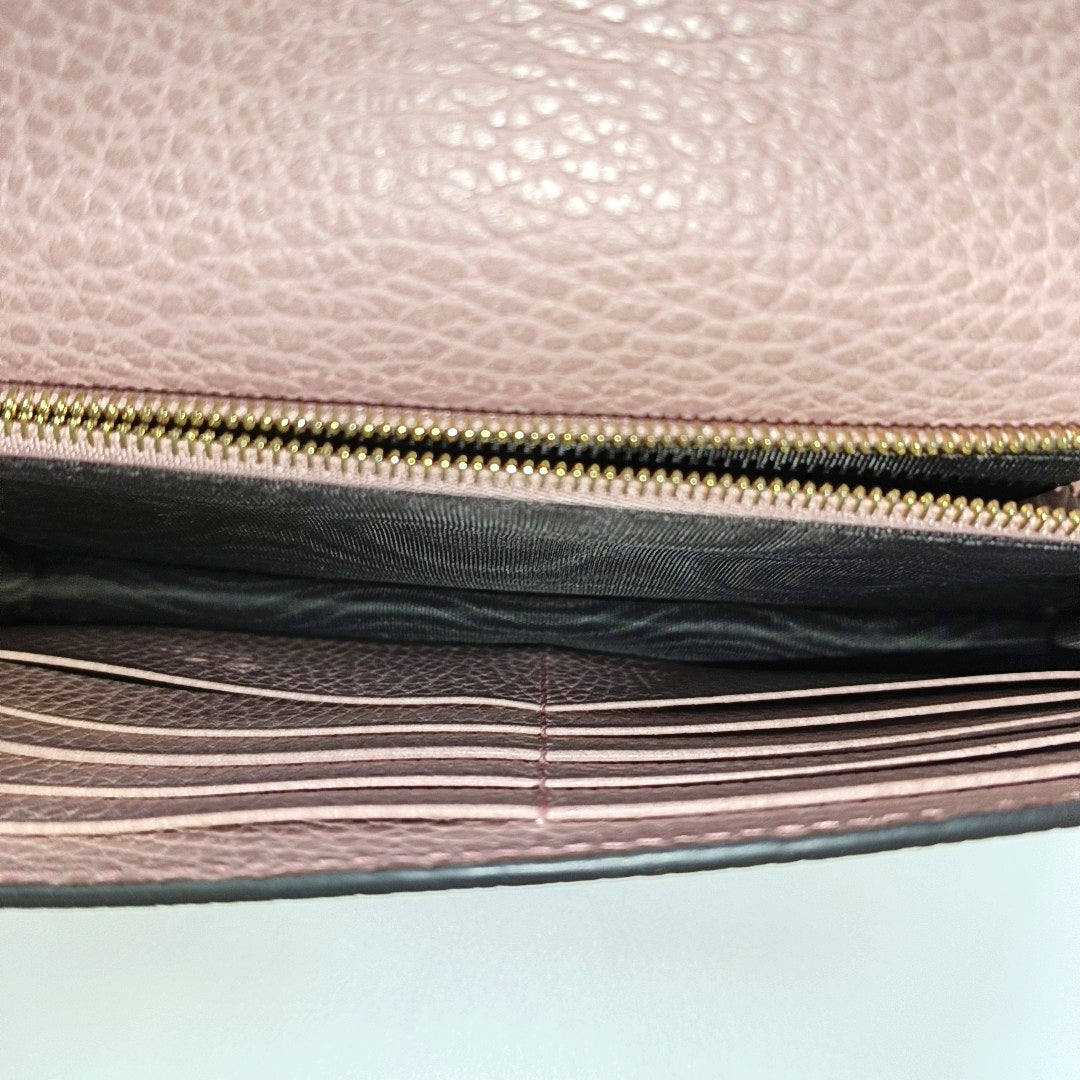 GG Marmont Super Mini Calfskin Pink