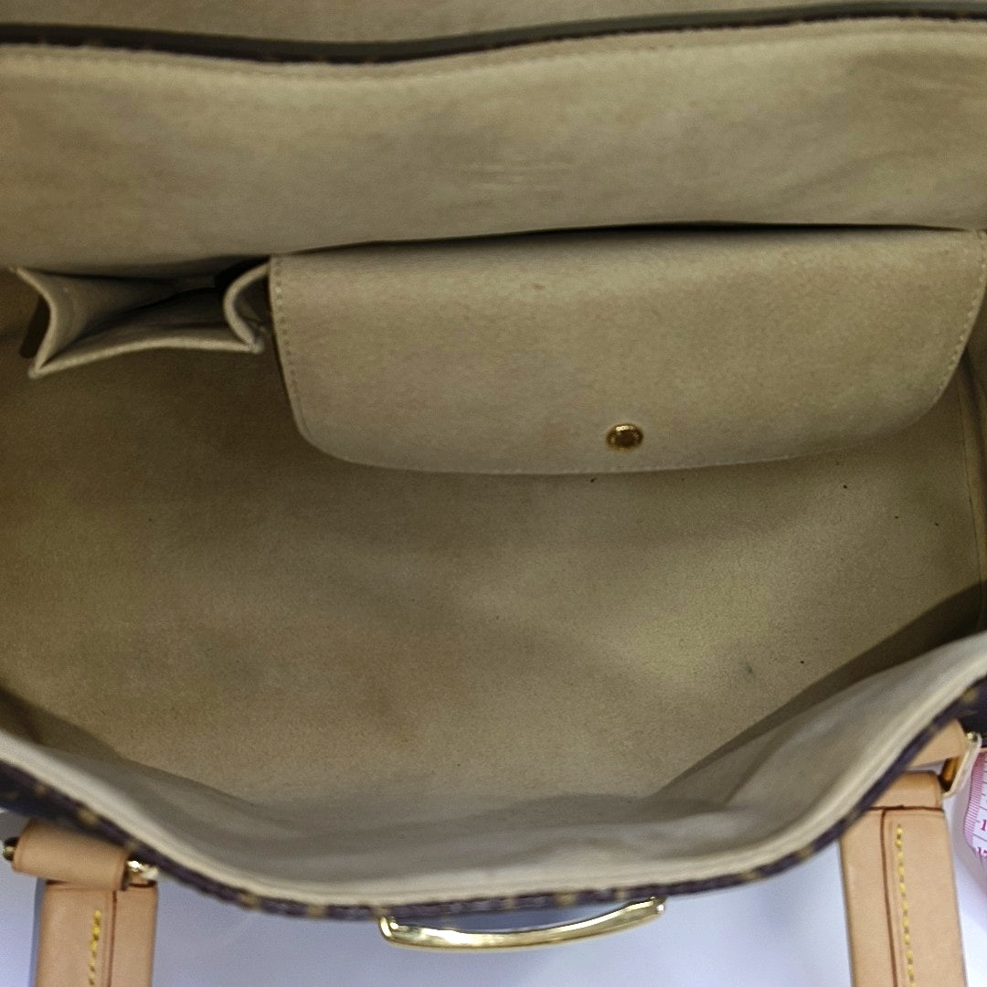 BEVERLY Monogram Coated Canvas Brown