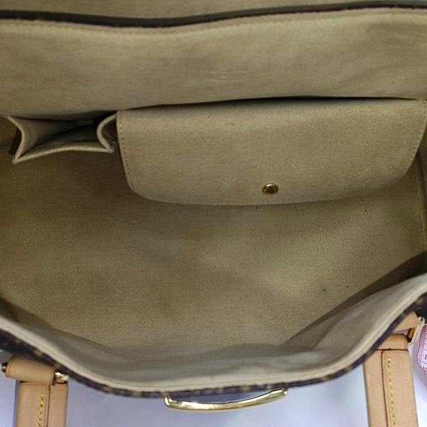 BEVERLY Monogram Coated Canvas Brown