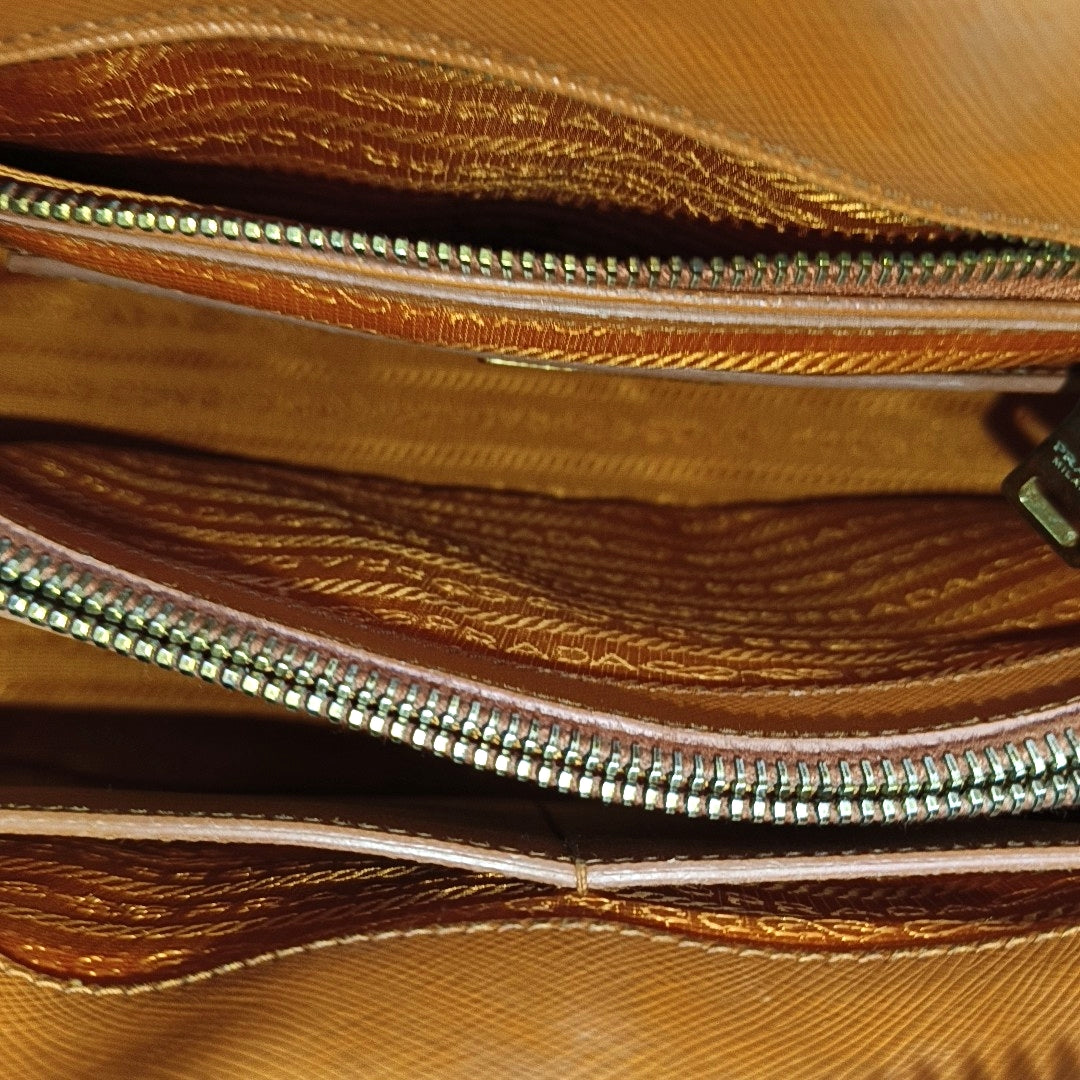 Promenade Saffiano Calfskin Orange