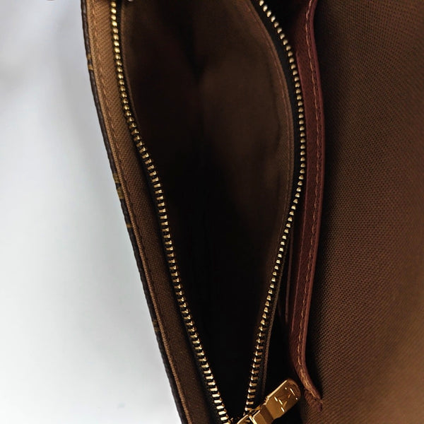 IVY Monogram Coated Canvas Brown