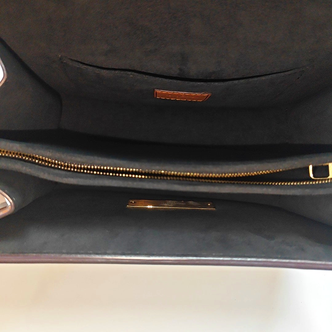 DAUPHINE MM Monogram Coated Canvas Brown