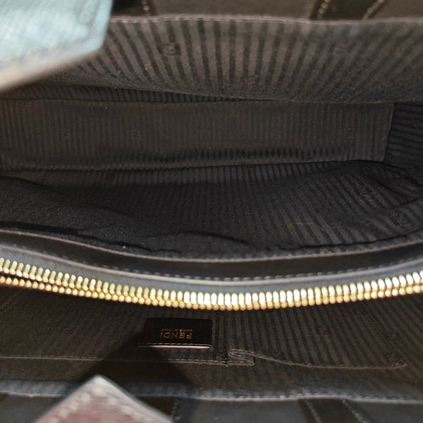 2 Jours Medium Calfskin Black