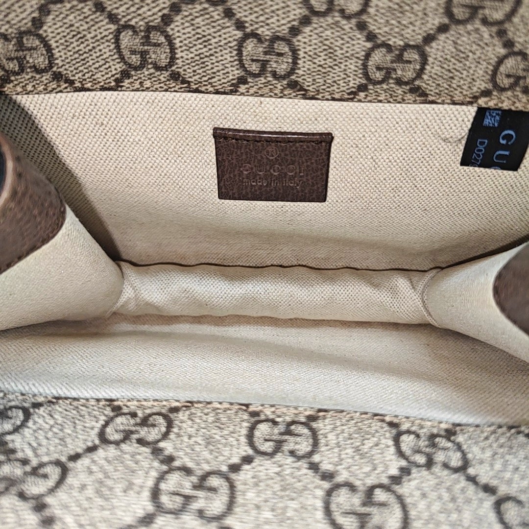 Neo Vintage Small Monogram Coated Canvas Beige