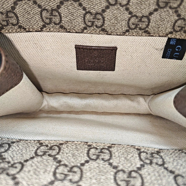 Neo Vintage Small Monogram Coated Canvas Beige