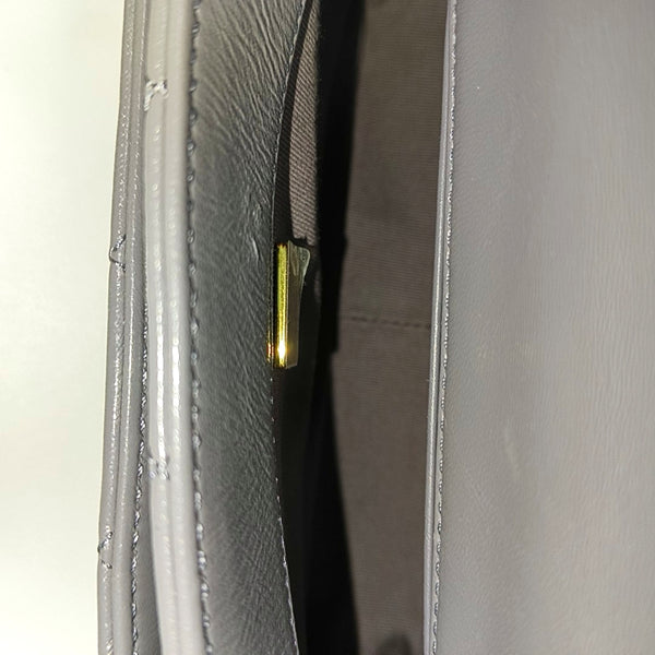 Quilted Lambskin Gray