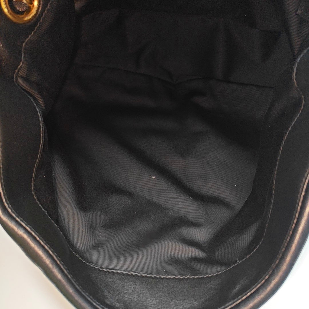 JAMIE 4.3 Quilted Lambskin Black