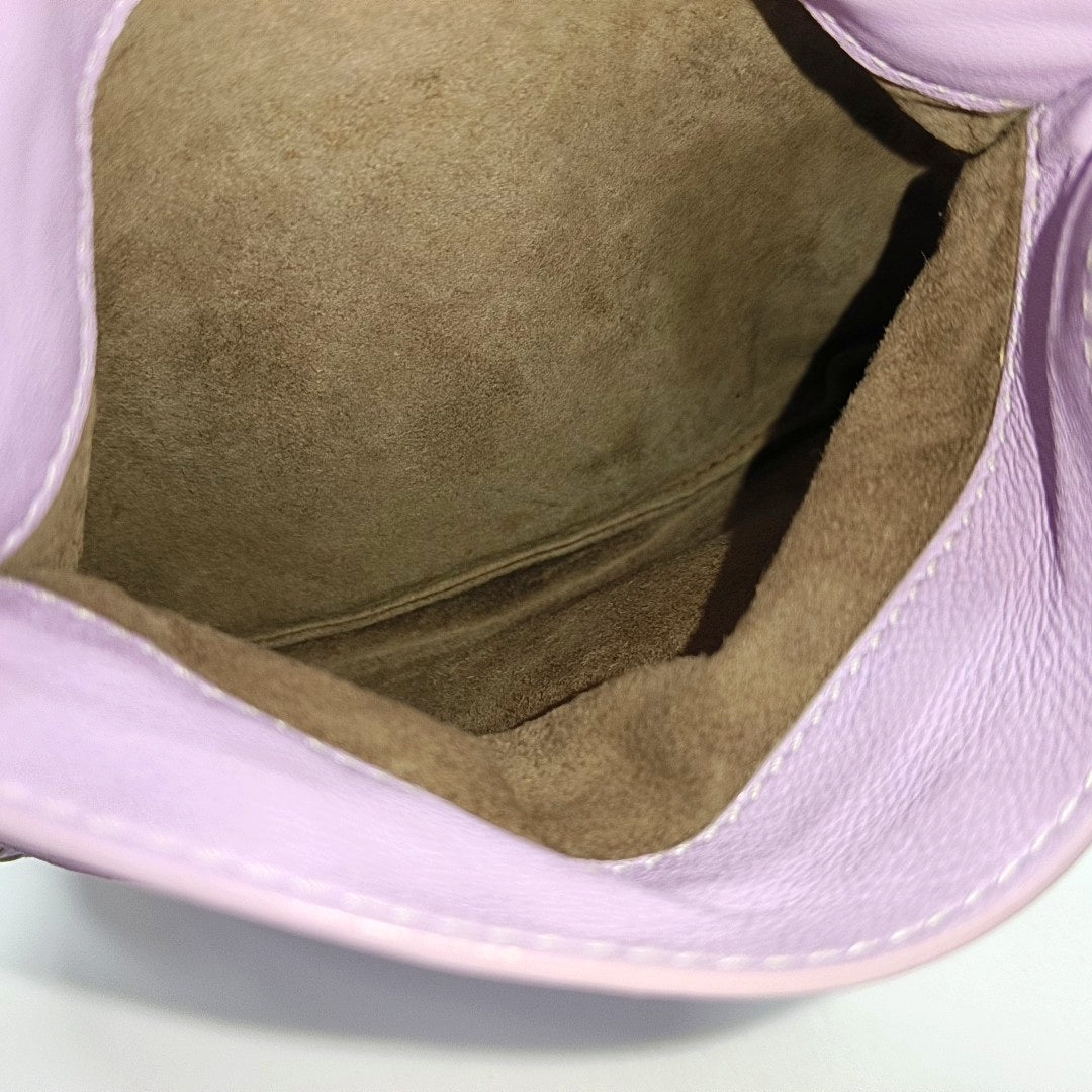 Lambskin Shoulder Bag Purple