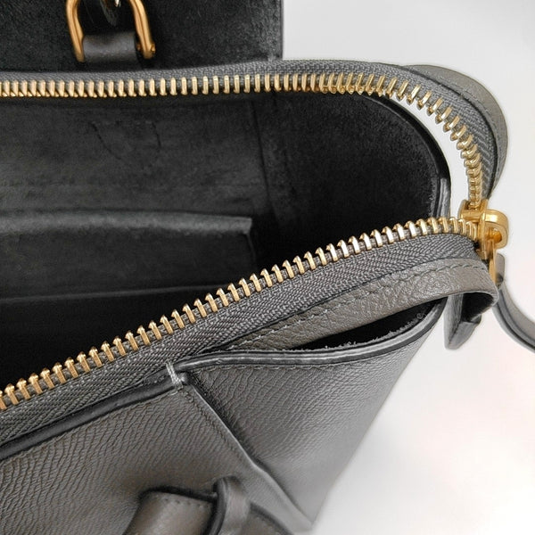 BELT Micro Calfskin Gray