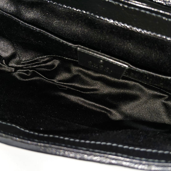 Authenticated pre-owned  GG Marmont Small Quilted Sequins Black - Crossbody Bag at Looply