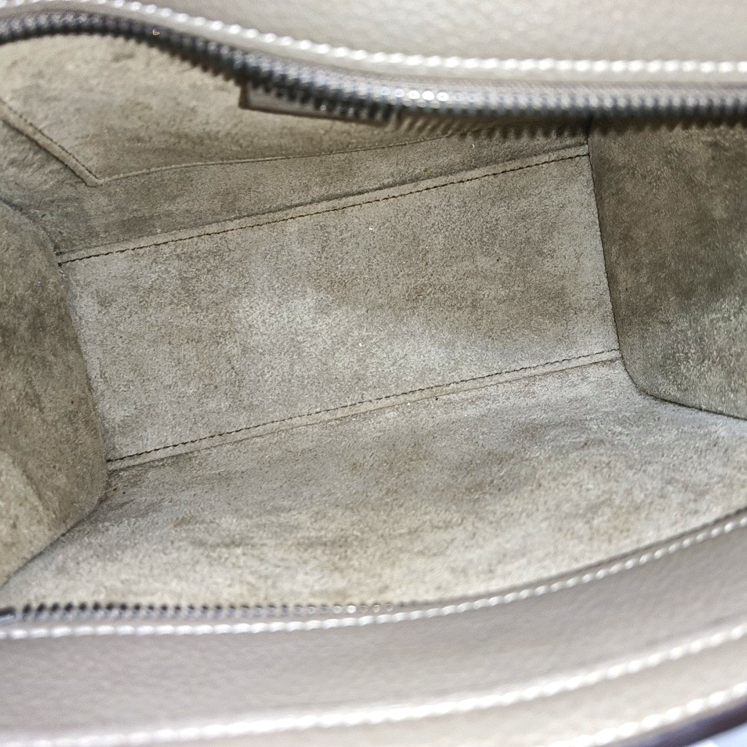 LUGGAGE Nano Calfskin Gray