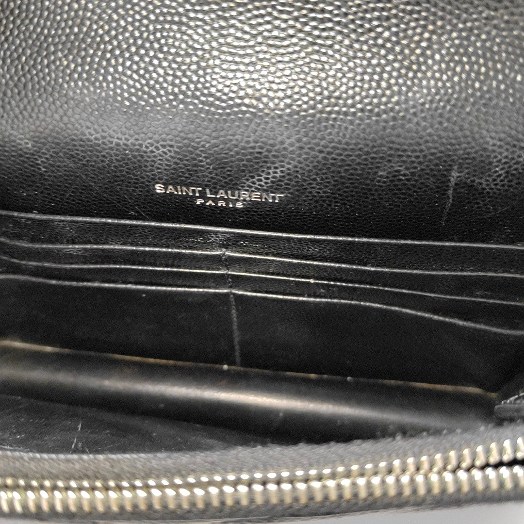 MONOGRAM WOC Chevron Calfskin Black