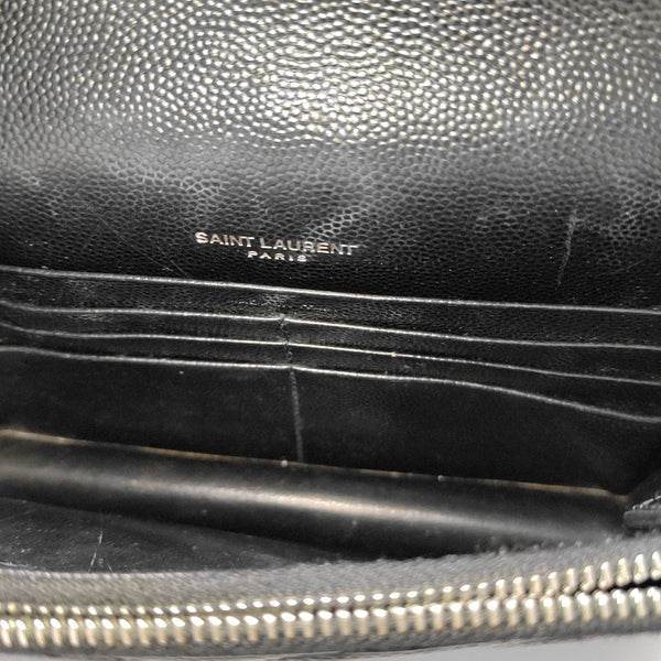 MONOGRAM WOC Chevron Calfskin Black