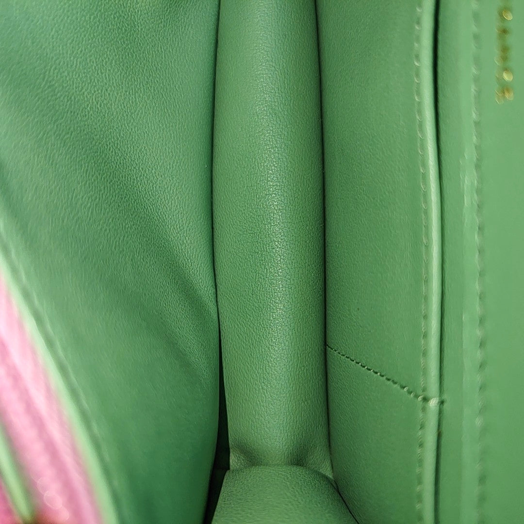 Quilted Lambskin Shoulder Bag Pink