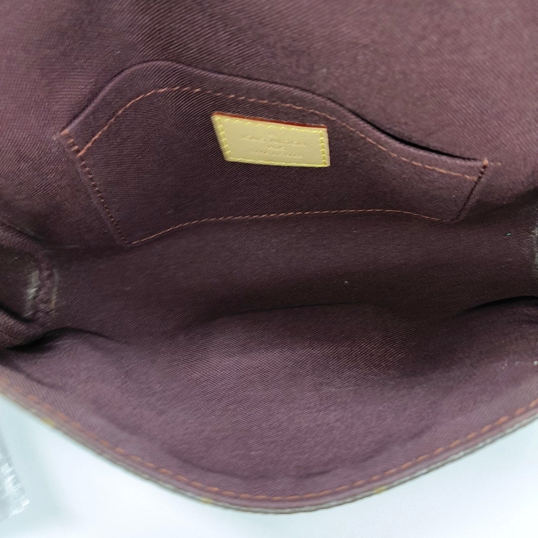 FAVORITE PM Monogram Coated Canvas Brown