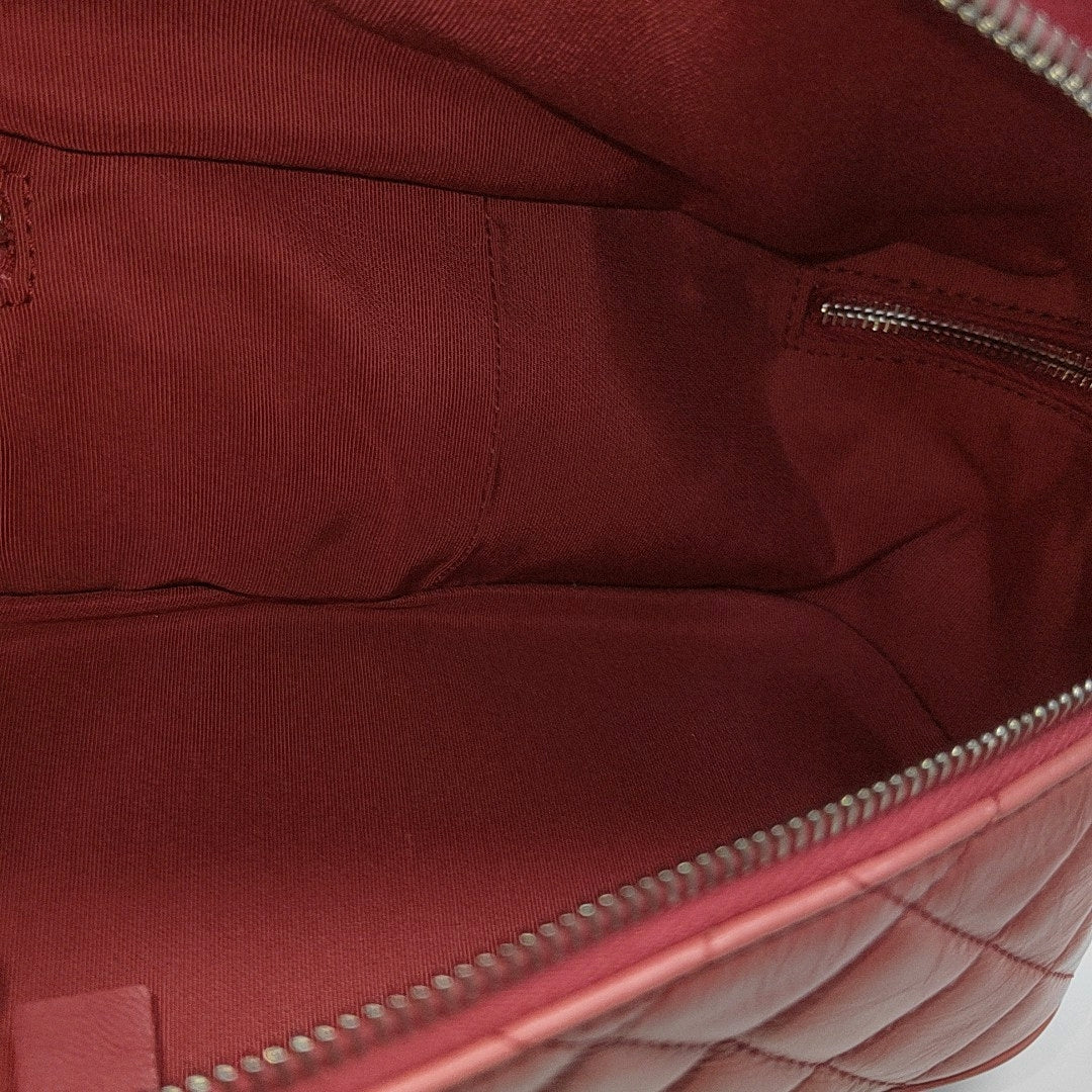 AQUARIUM Quilted Calfskin Red