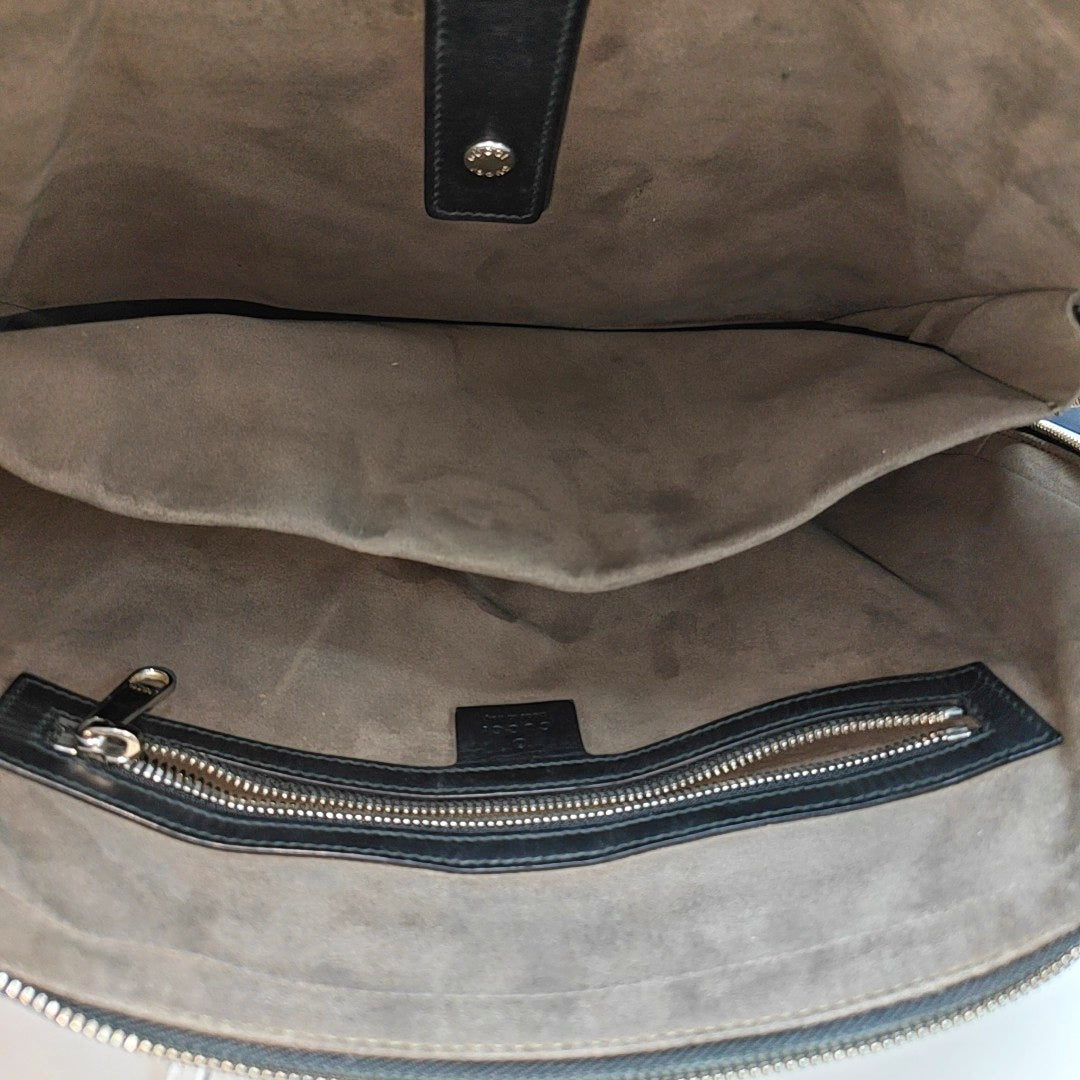 Signature Monogram Calfskin Black
