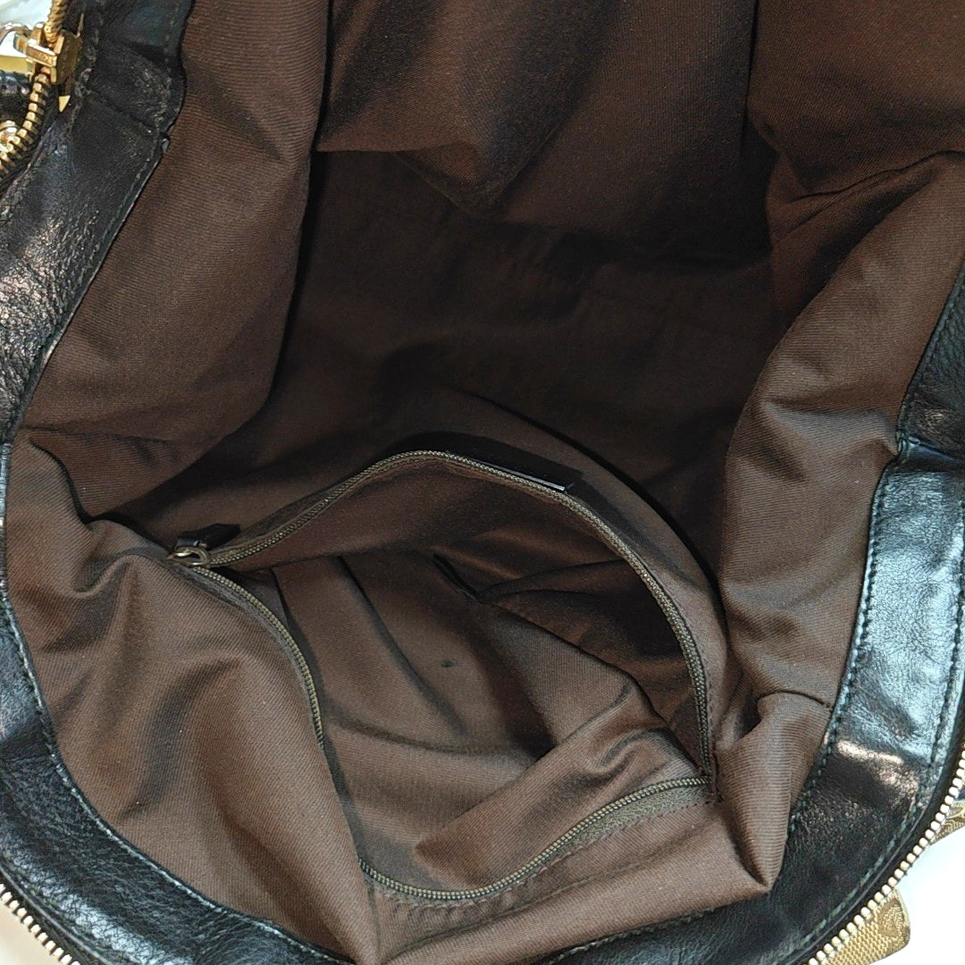 Sukey Monogram Canvas Black