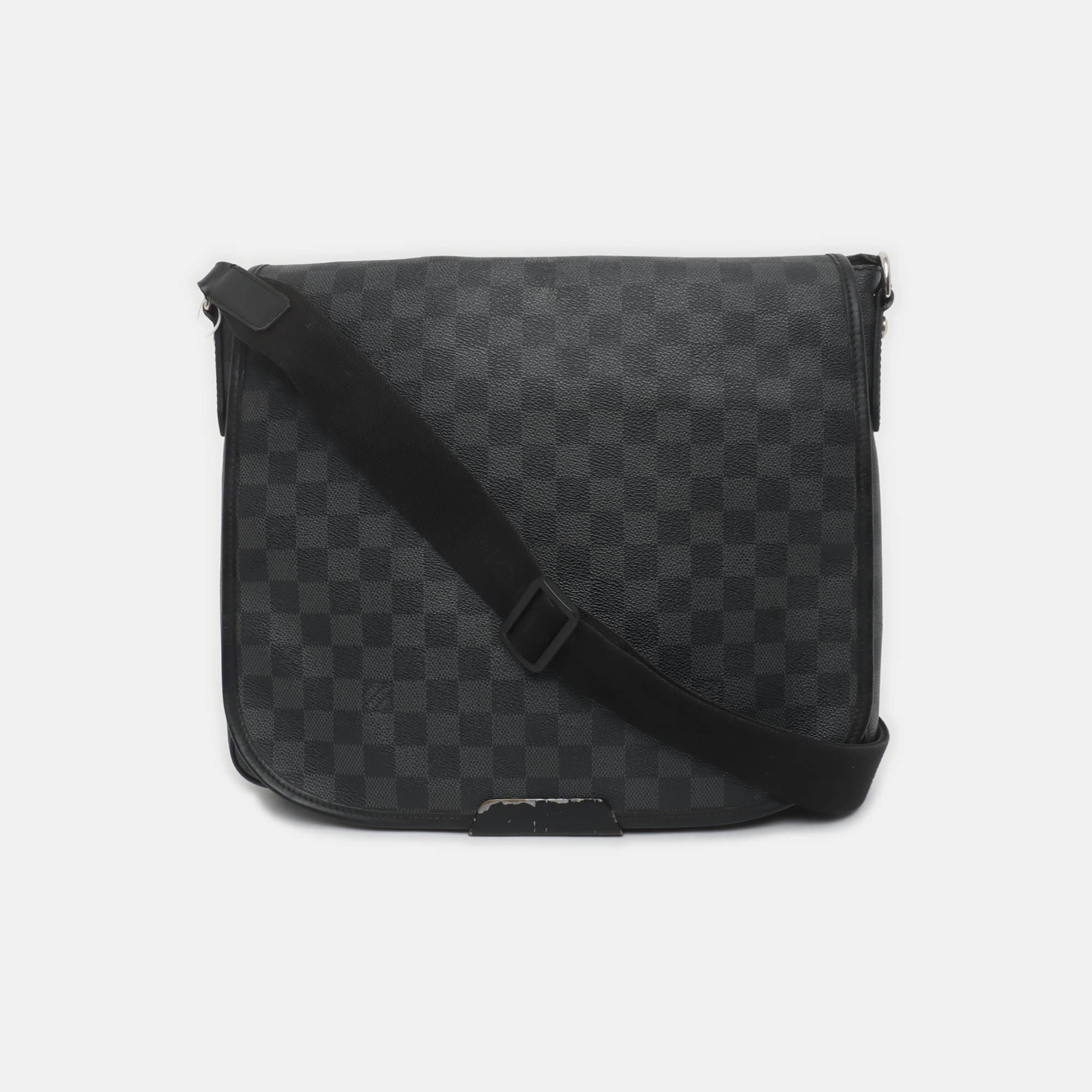 DANIEL Damier Graphite Coated Canvas Gray