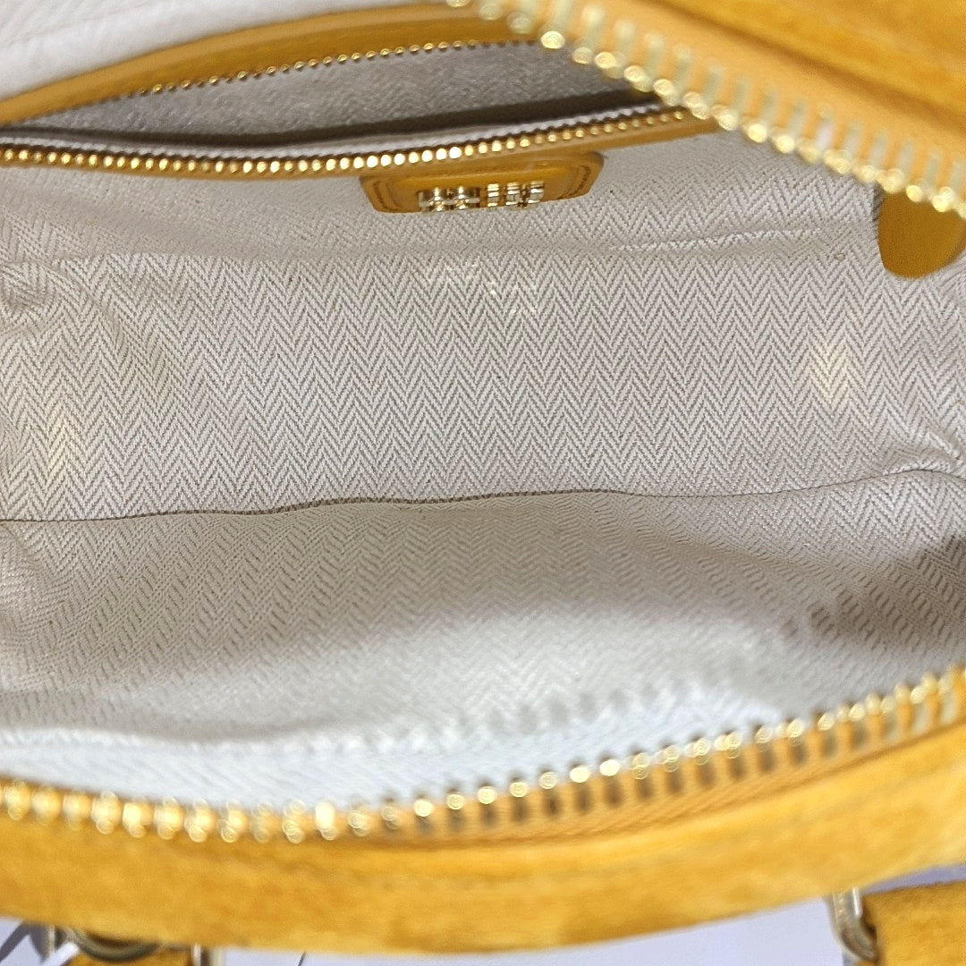 Arcadie Small Suede Yellow