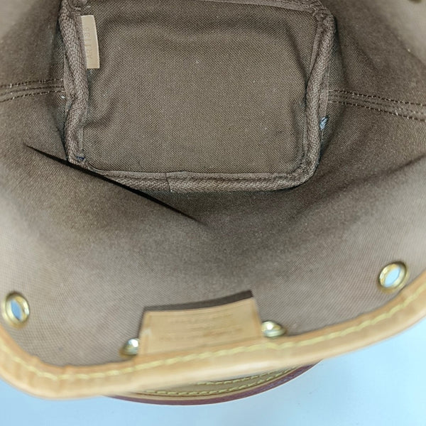NÉONOÉ Nano Monogram Coated Canvas Brown