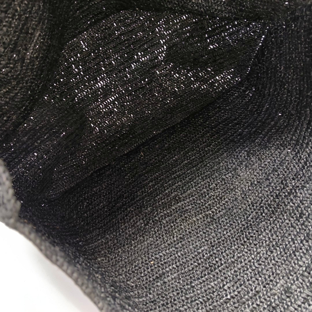 Fold Shopper Super Mini Straw Black