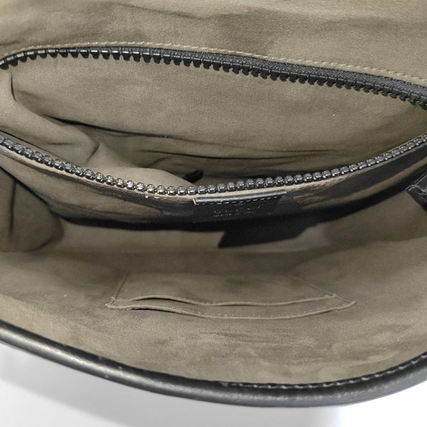 Monogram Coated Canvas Shoulder Bag Brown