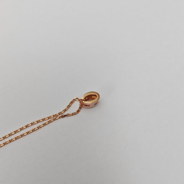 Pop H Metal Rose Gold Necklace