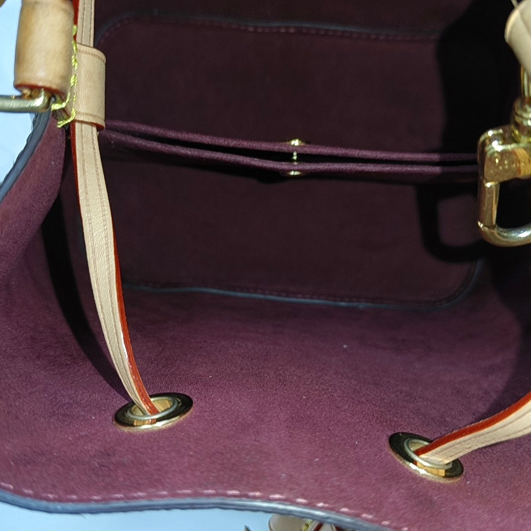 NÉONOÉ BB Monogram Coated Canvas Brown