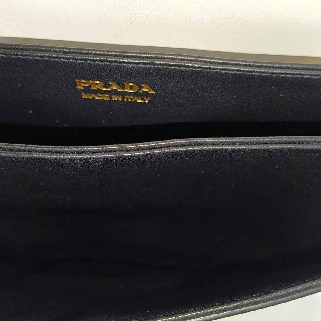 Calfskin Shoulder Bag White