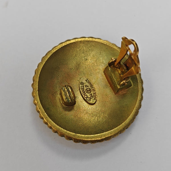 Metal Gold Clip On Earrings