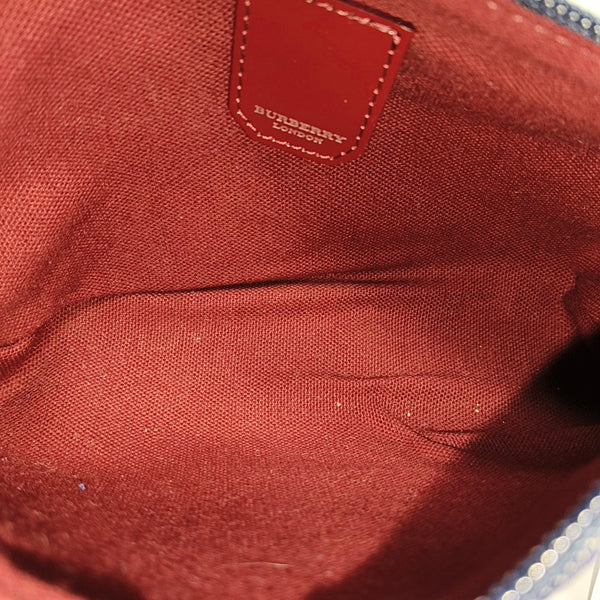 Denim Top Handle Bag Blue
