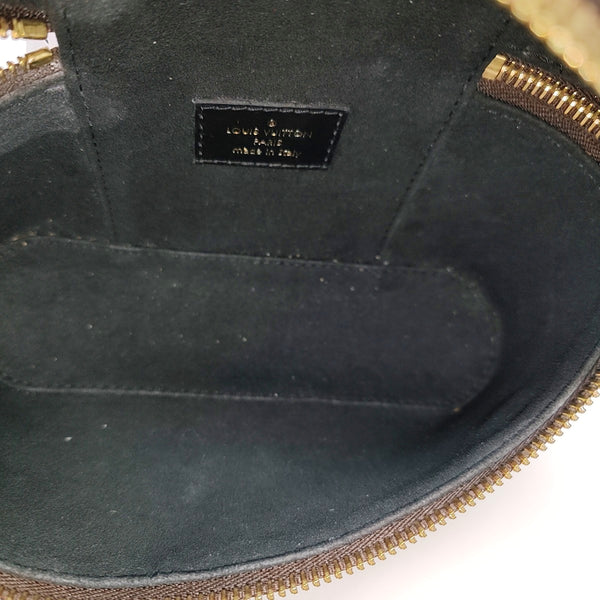Vanity Chain Pouch Monogram Coated Canvas Brown