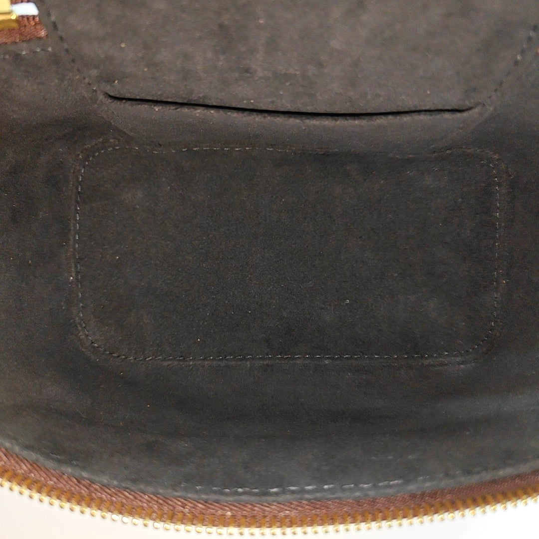 Vanity Chain Pouch Monogram Coated Canvas Brown
