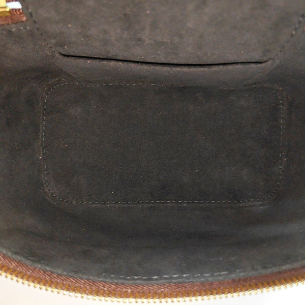 Vanity Chain Pouch Monogram Coated Canvas Brown