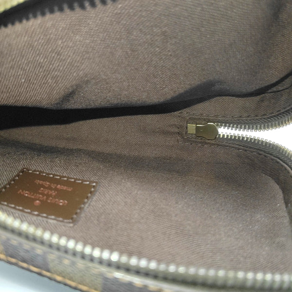 GÉRONIMOS Damier Ebene Coated Canvas Brown