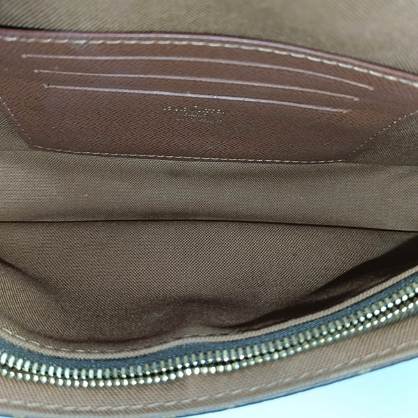 IVY Monogram Coated Canvas Brown