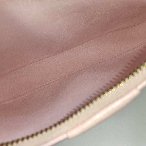 EASY POUCH ON STRAP Monogram Calfskin Pink