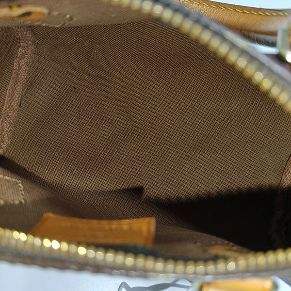 SPEEDY Nano Monogram Coated Canvas Brown