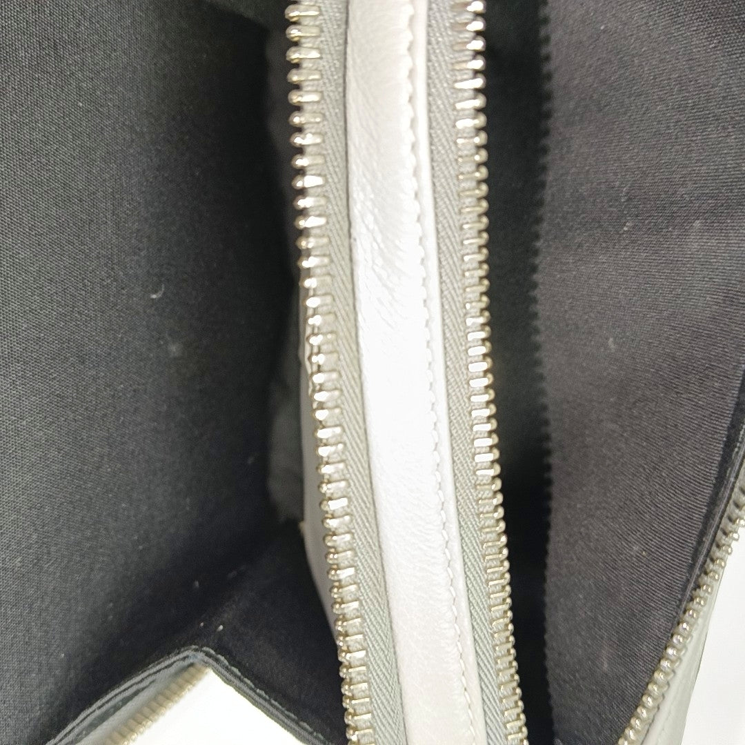 Coated Canvas Shoulder Bag Gray