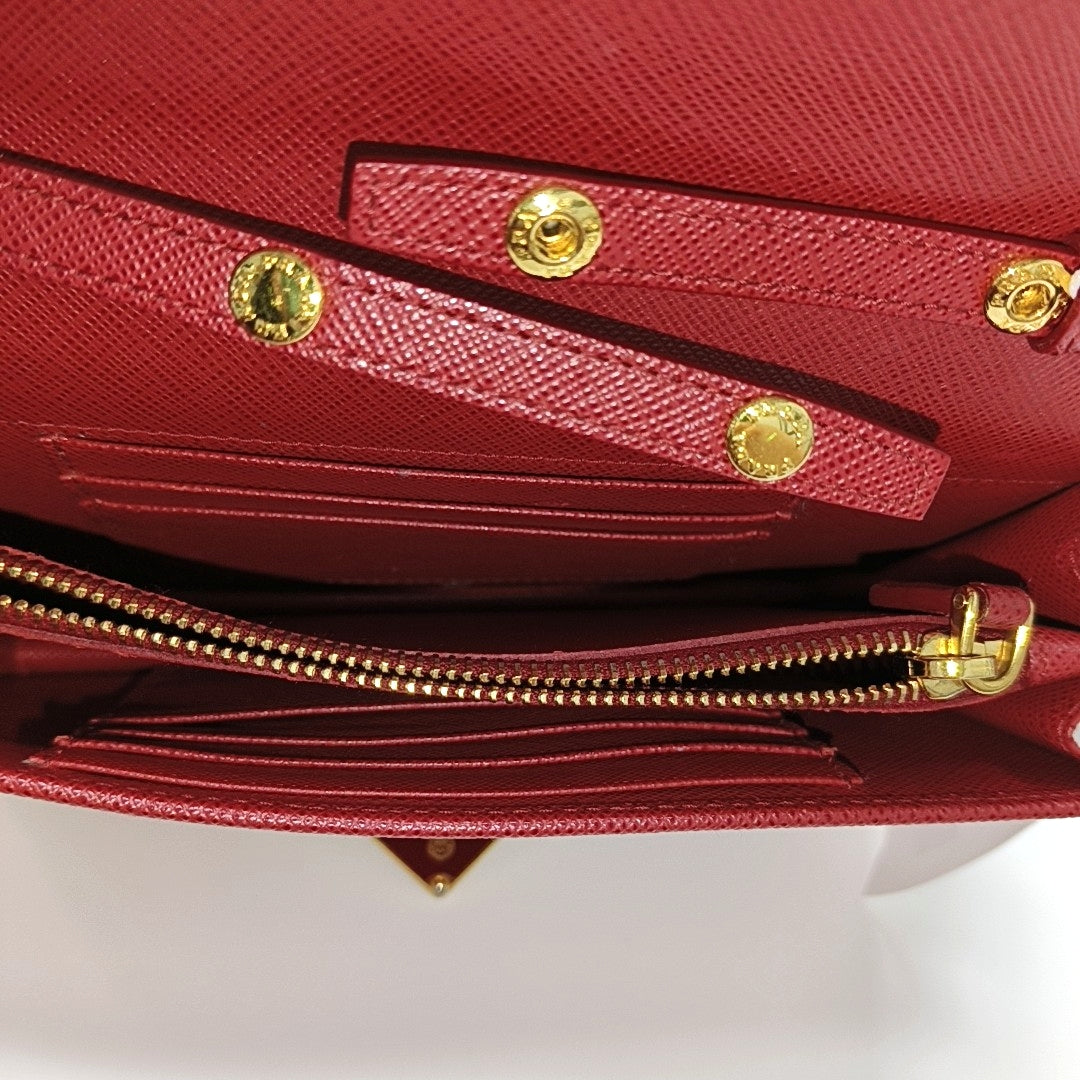 Saffiano Calfskin Red