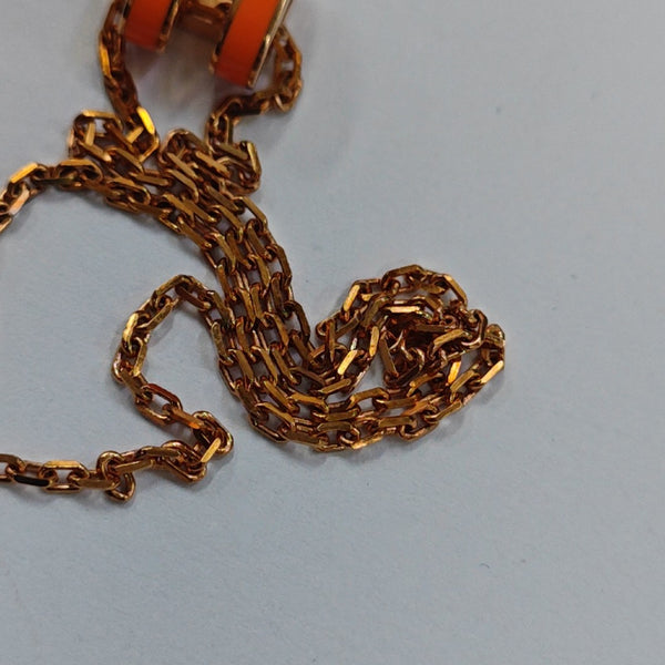 Pop H Metal Gold Necklace