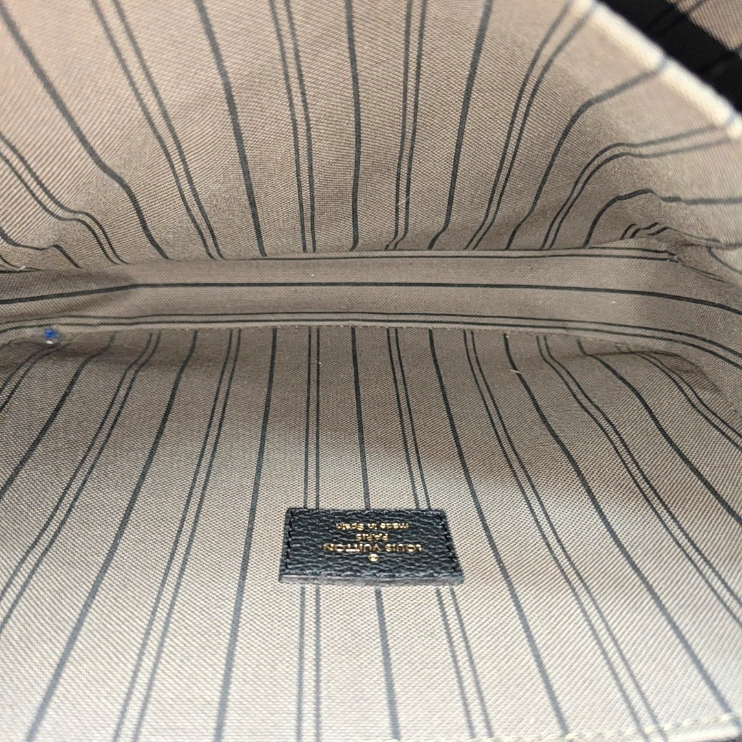 MÉTIS MM Monogram Calfskin Black