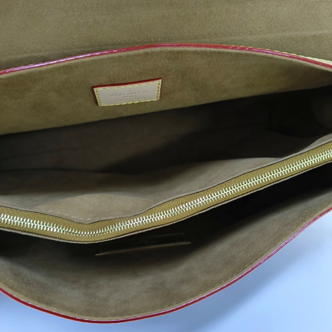 DAUPHINE GM Monogram Coated Canvas Brown