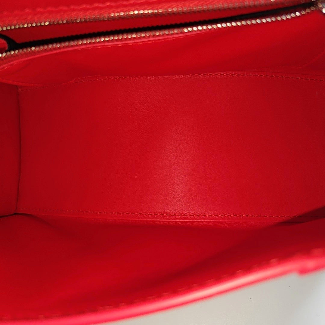 Hourglass S Calfskin Red