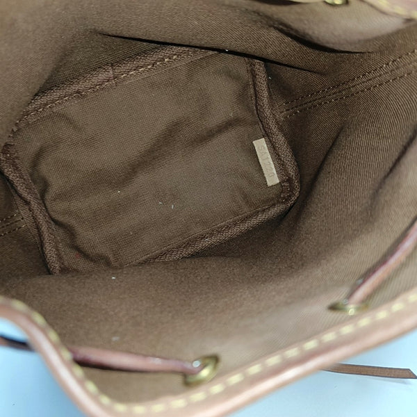 NÉONOÉ Nano Monogram Coated Canvas Brown
